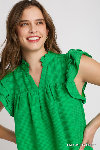 KELLY GREEN TOP