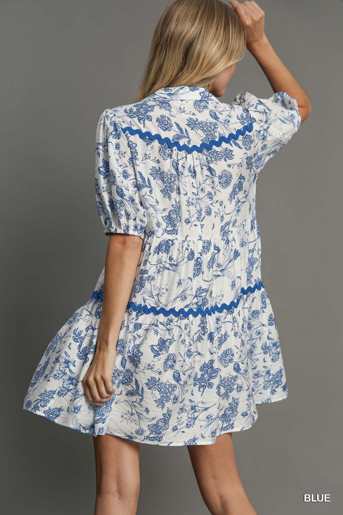 CAROLINE BLUE DRESS