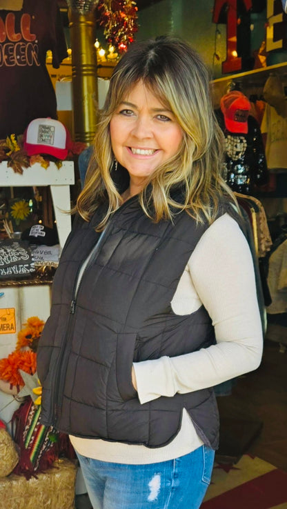 MEL BLACK VEST