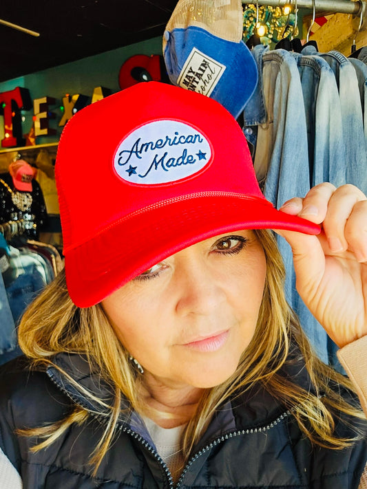 AMERICAN MADE TRUCKER CAP