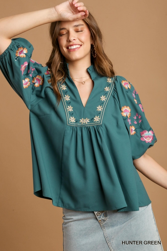 ABIGAIL HUNTER GREEN TOP