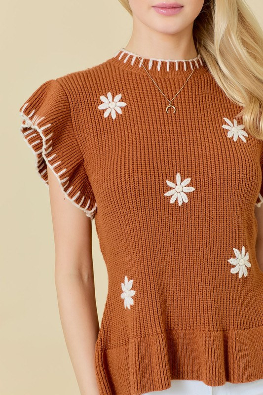 LANNIE CAMEL TOP