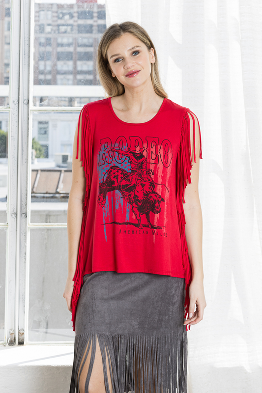 RODEO QUEEN FRINGE TOP
