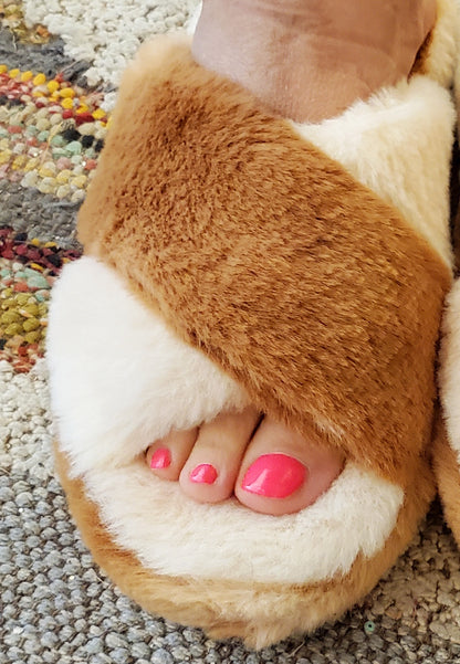 FUZZY COCO SLIPPERS