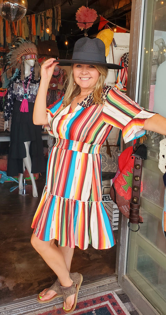 Sassy Serape Dress