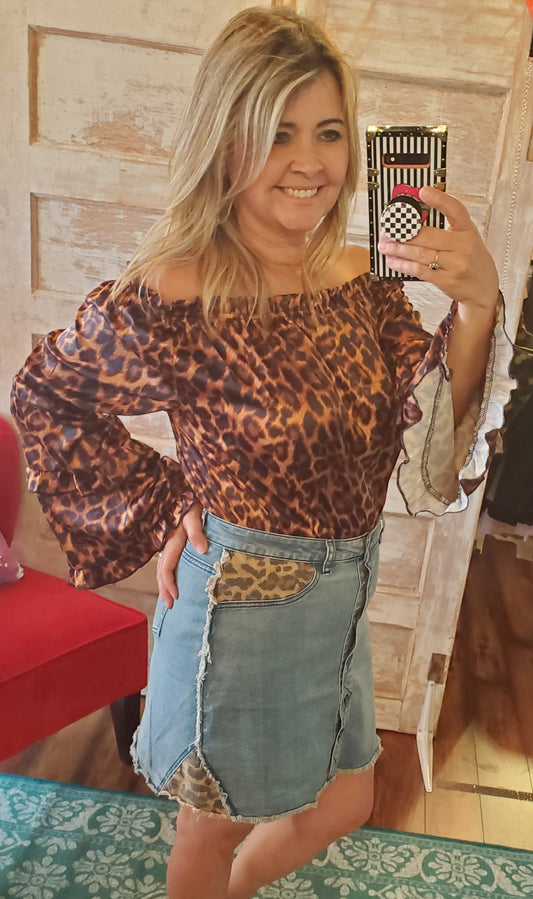 Amber Leopard Bodysuit