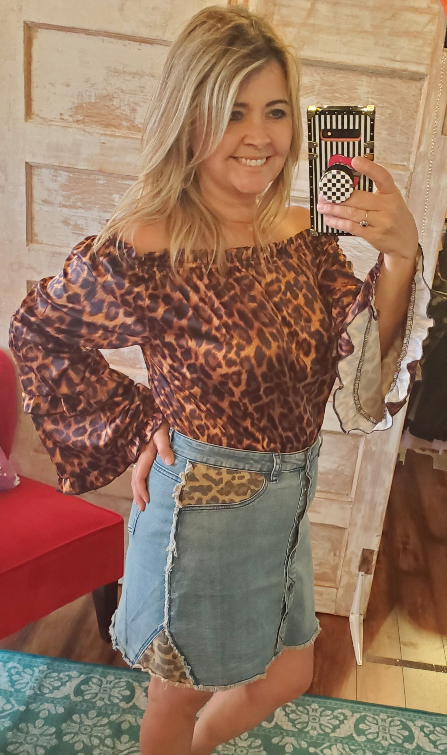 Amber Leopard Bodysuit