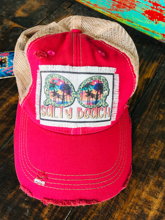 Salty Beach Baseball Cap