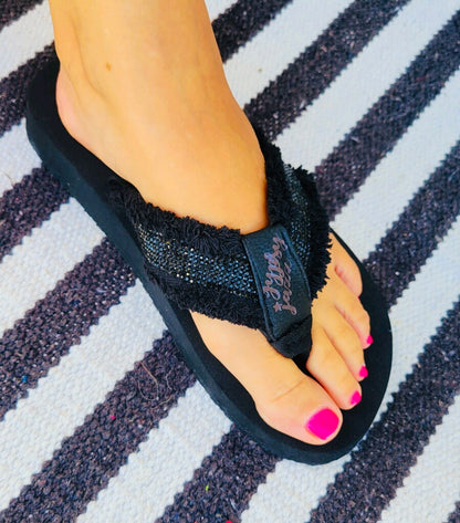 Cha Ching Glitter  flip flop