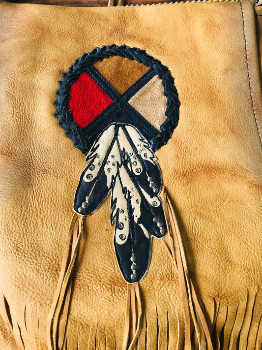 Circle of Life Leather Bag