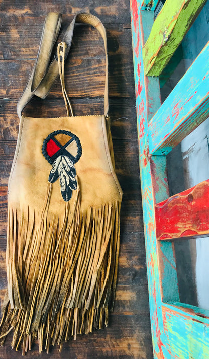 Circle of Life Leather Bag