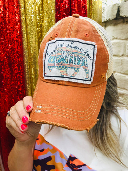 HOME IS WHERE YOU ROAM BASEBALL CAP