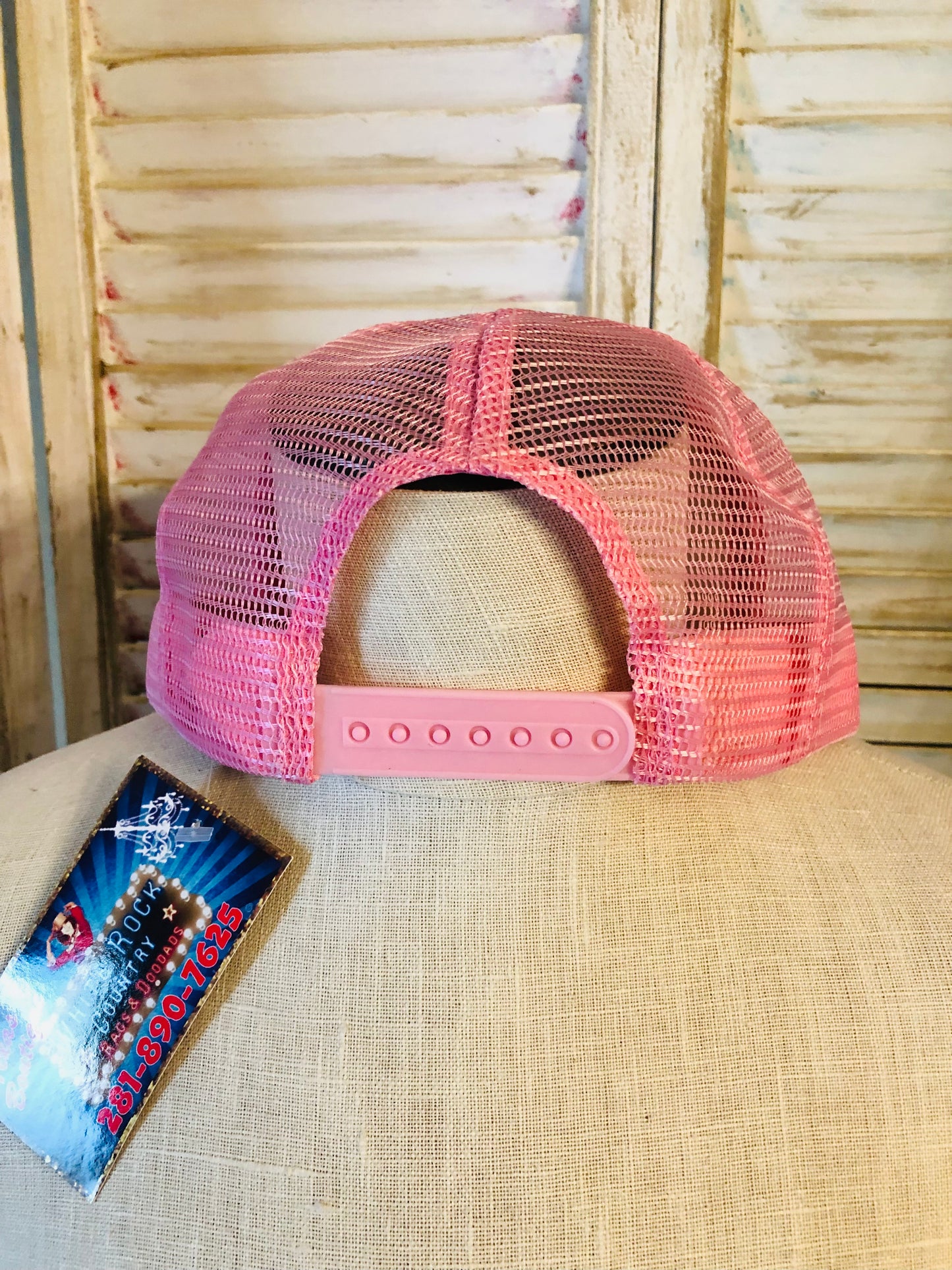 Pink rhinestone Bling baseball Cap