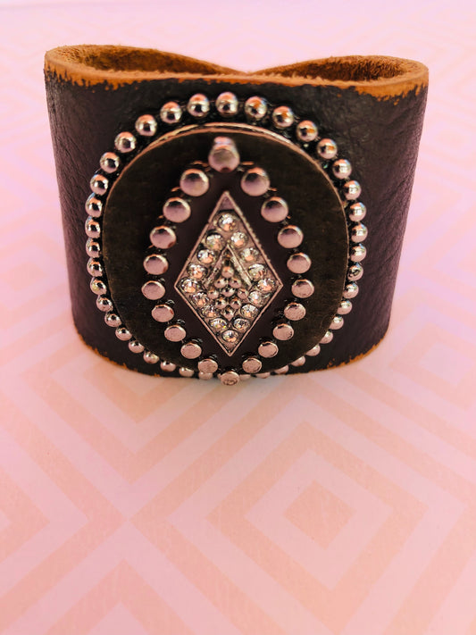 Betty Sue Leather Cuff