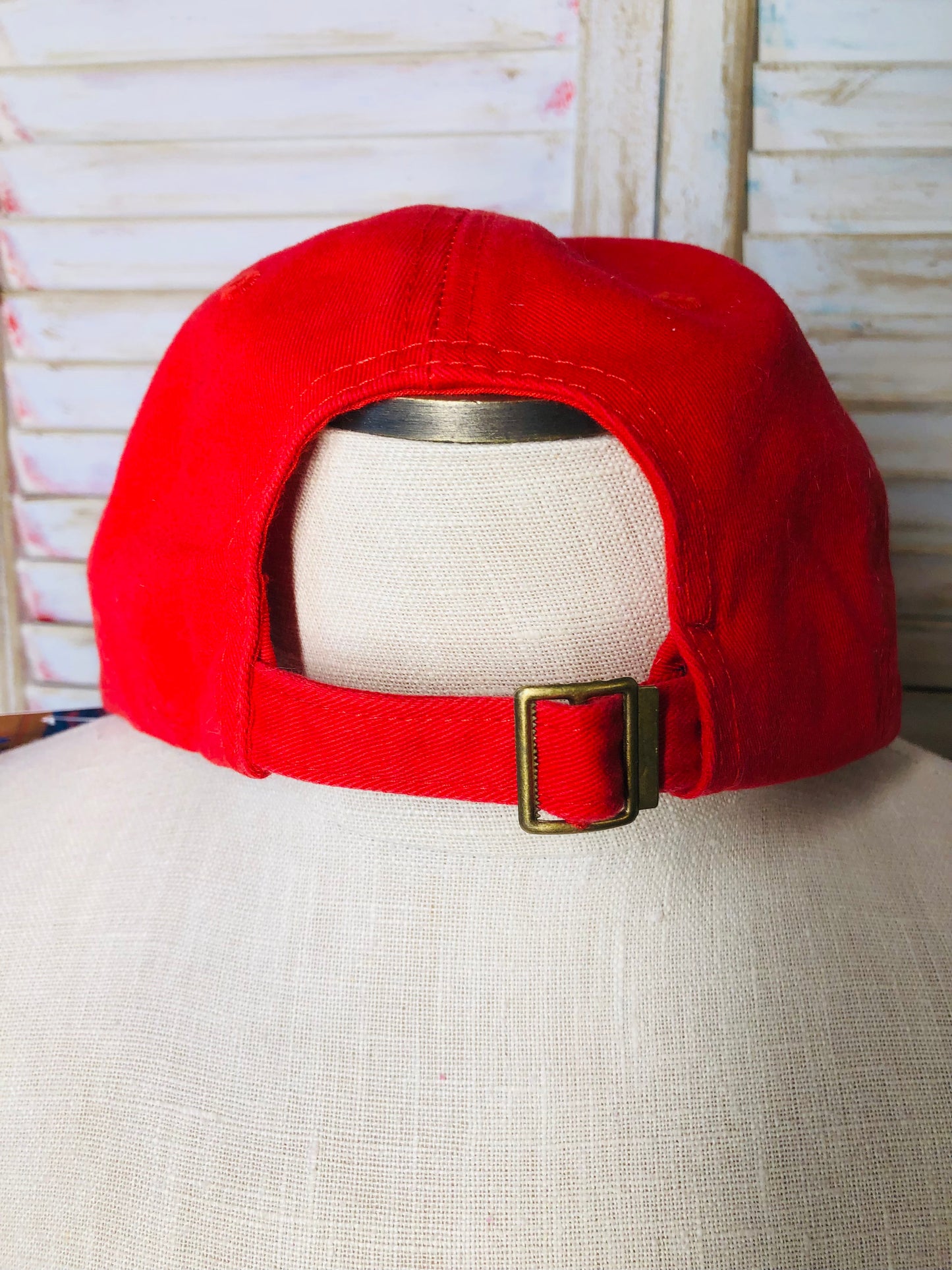 Red Bling Baseball Cap