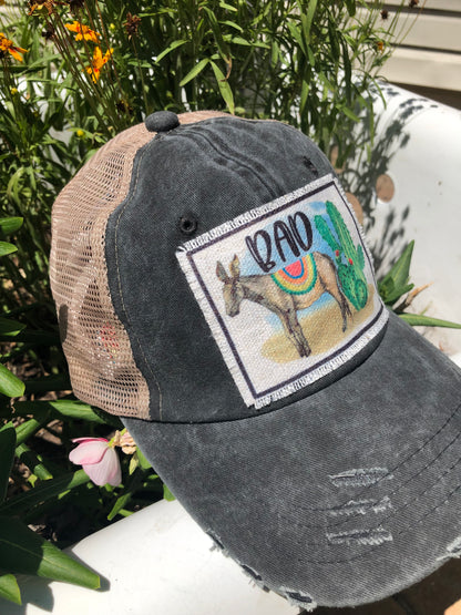 Donkey Cactus Baseball Cap