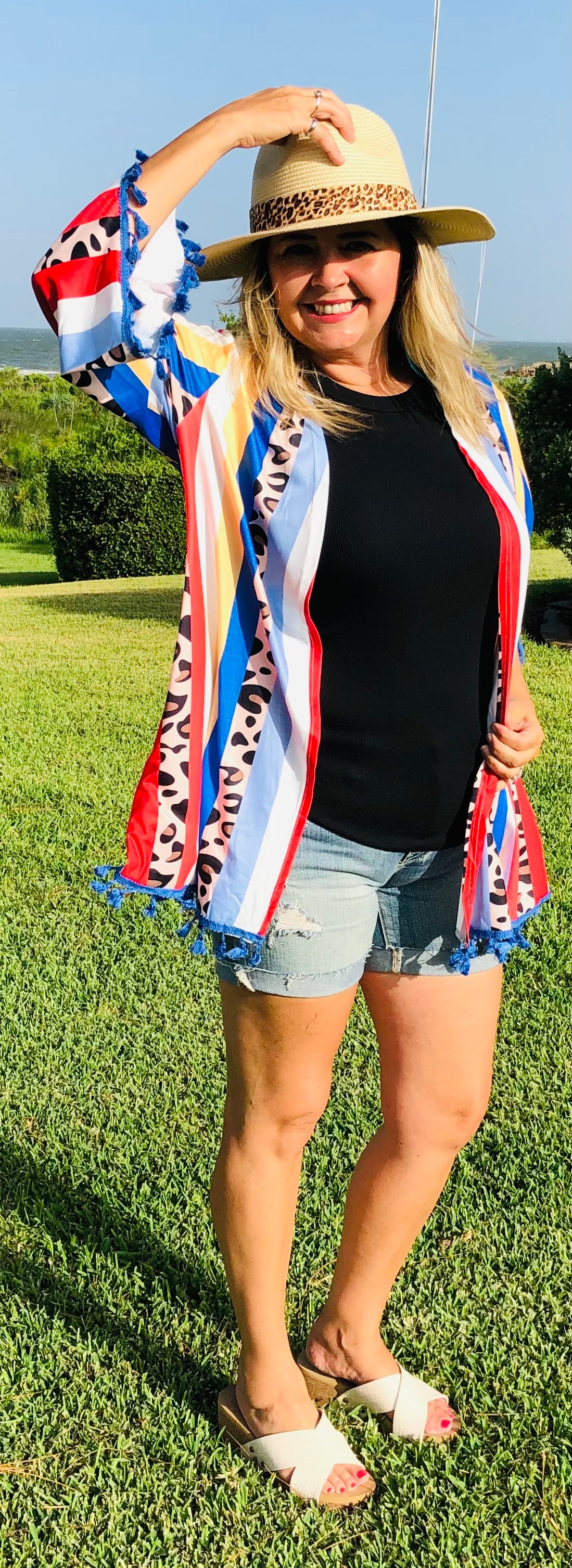Lola Multi Colored Kimono