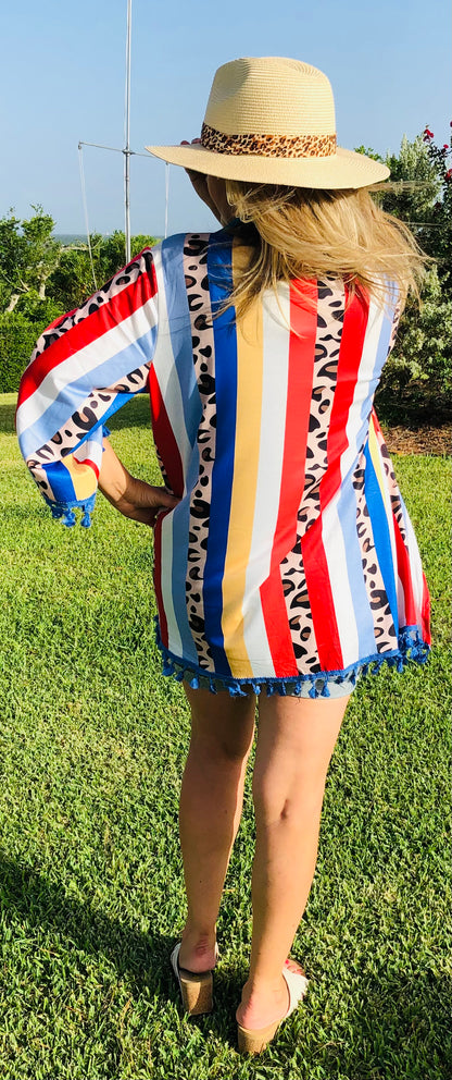 Lola Multi Colored Kimono