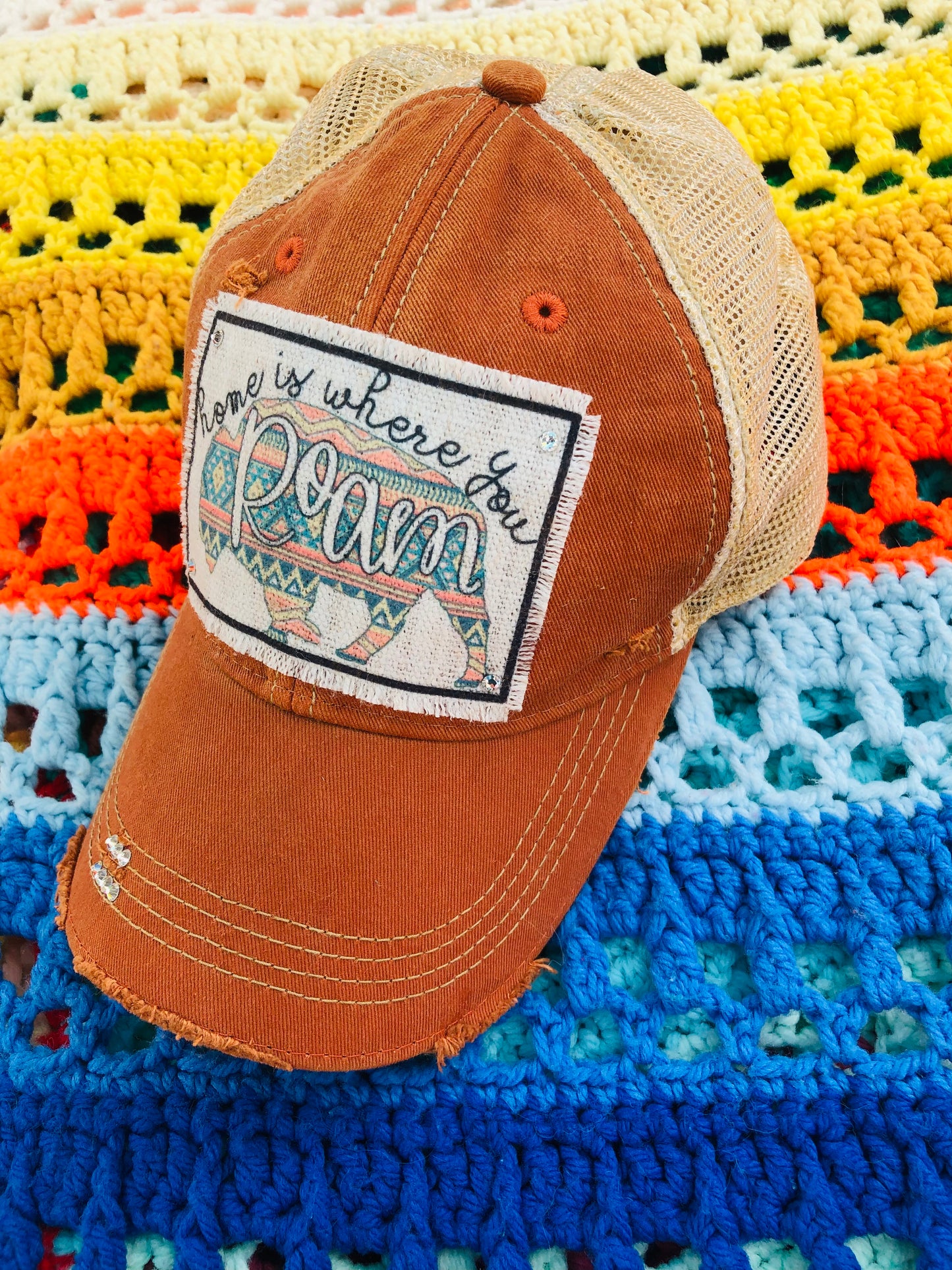 HOME IS WHERE YOU ROAM BASEBALL CAP