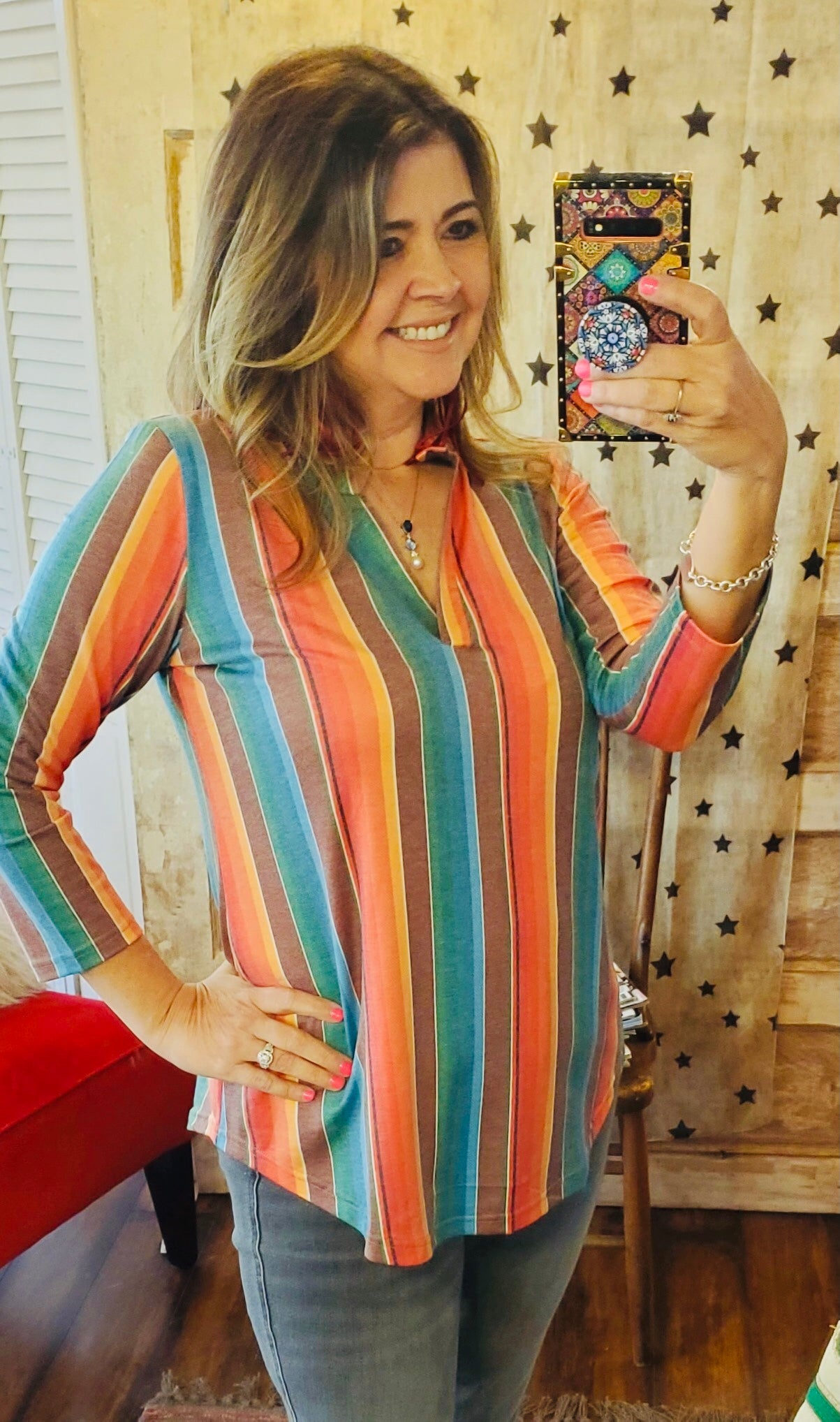 SERAPE NIGHTS TOP