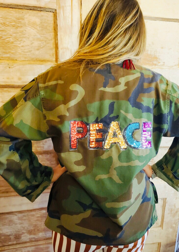 PEACE & CAMO JACKET