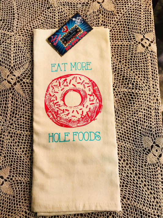 PINK DONUT TEA TOWEL