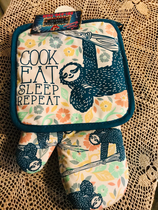 SLOTCH MITTEN & POT HOLDER