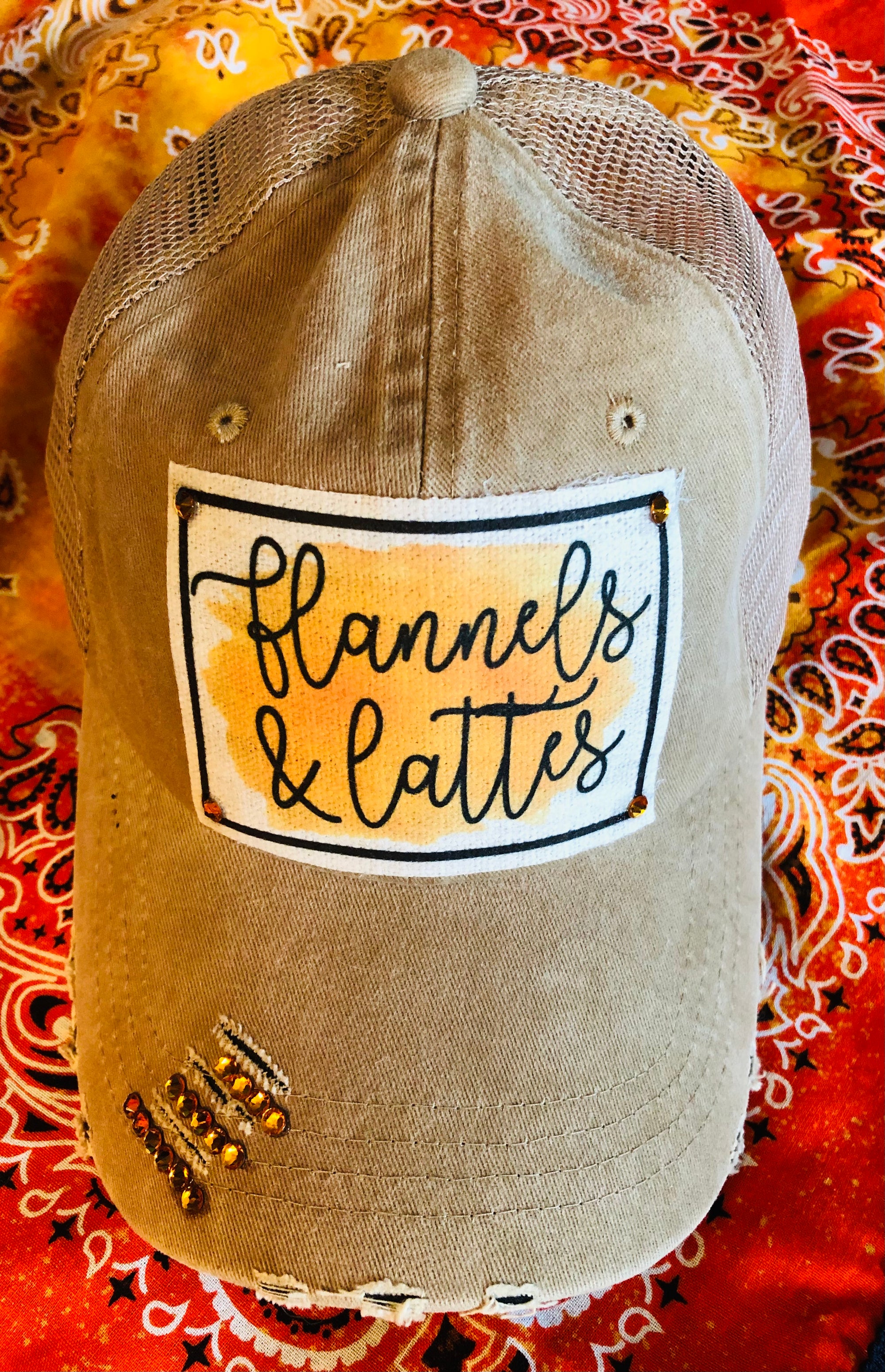 FLANNELS & LATTES CAP