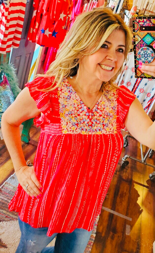 THE RED TOMATO TOP