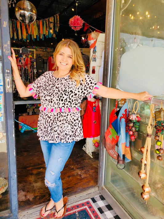 THE RAQUEL LEOPARD TOP