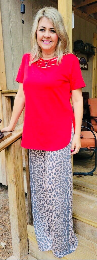 The Debbie Red Top