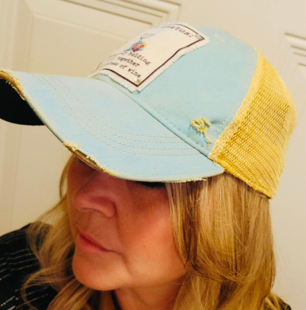 Wine Life Status Baseball Cap